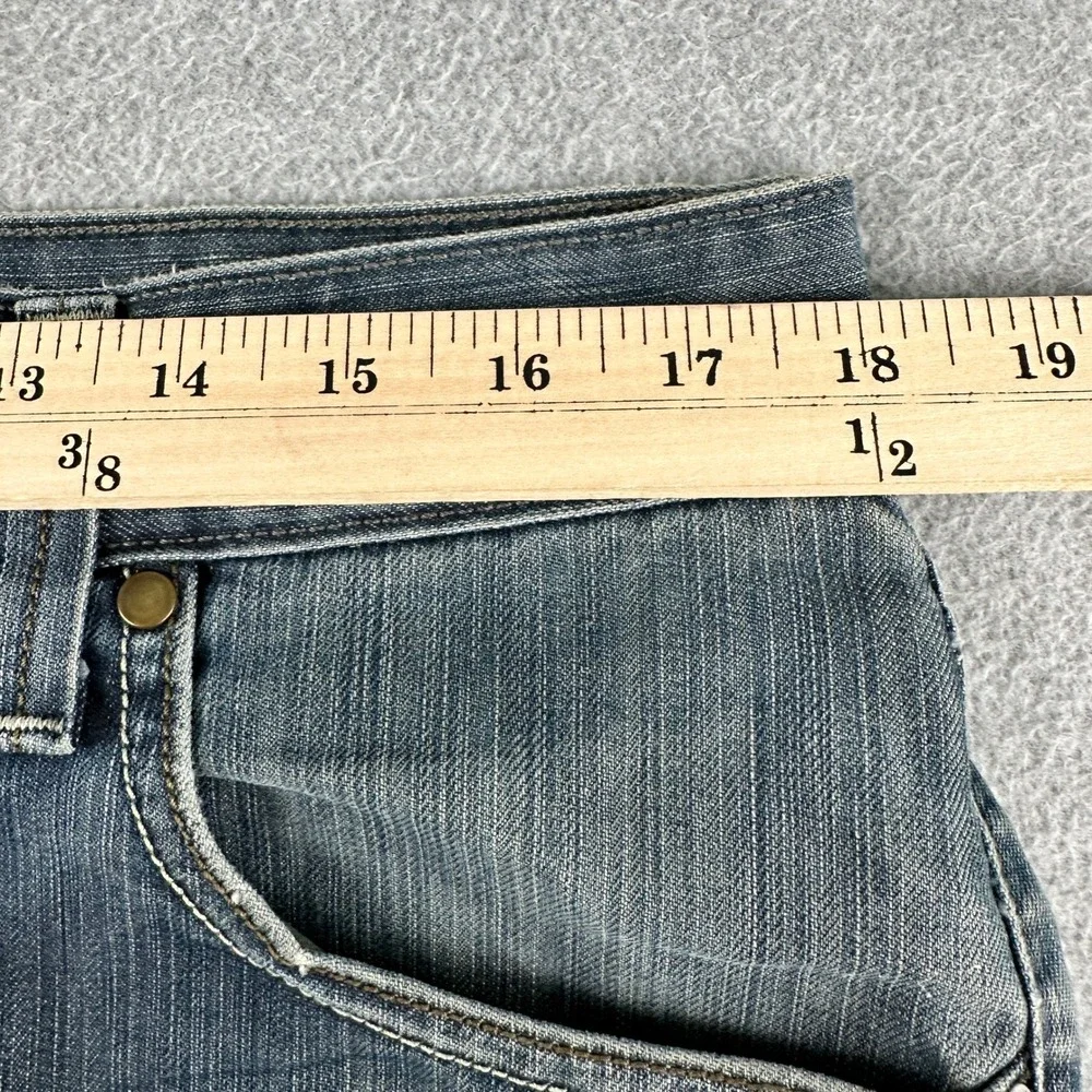 Levi's 514 Jeans Mens W36 L30 Blue Slim Straight Denim Pant Whisker Flap Pockets